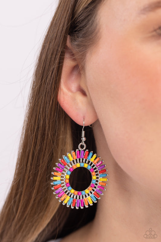 Ferris Wheel Finale Multi Earrings Paparazzi