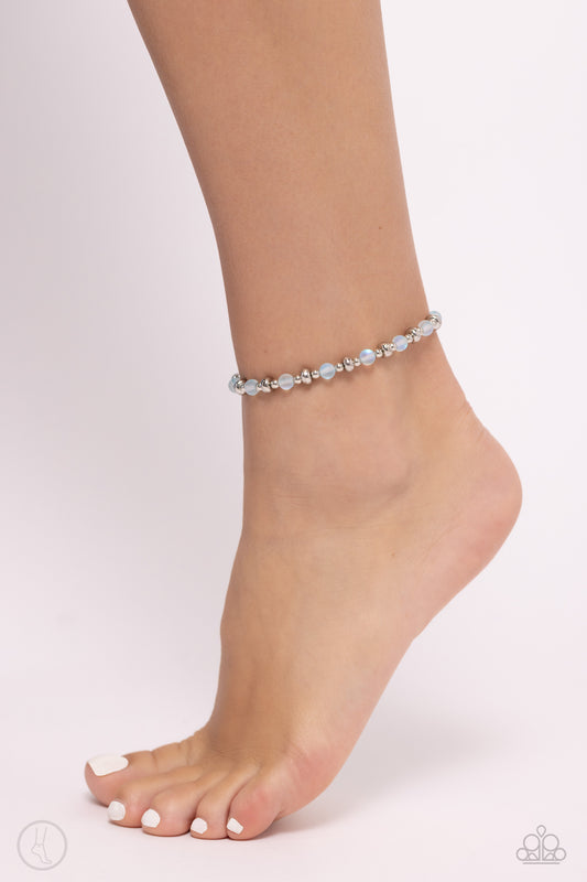 DEW or Die Blue Ankle Bracelet