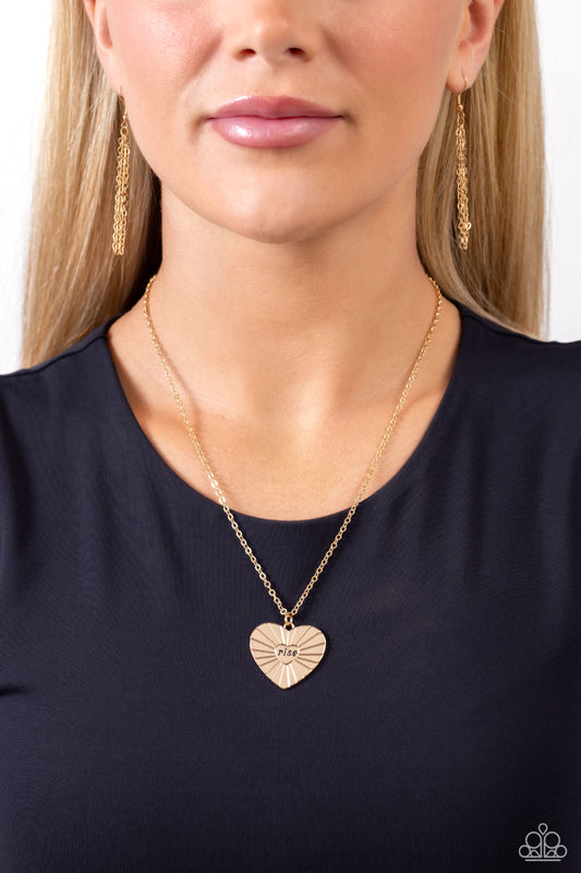 Elevated Embrace Gold Necklace