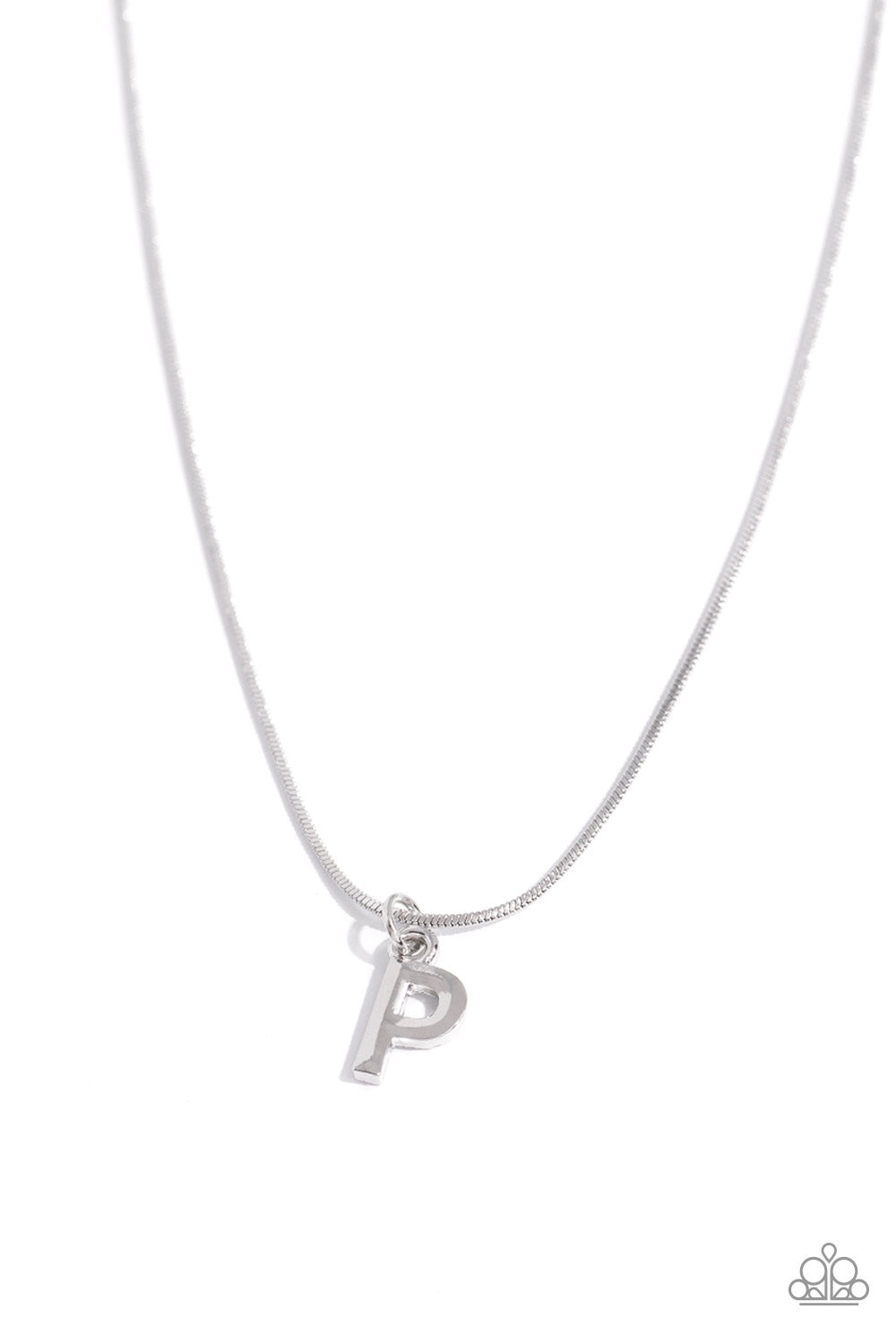 Seize the Initial Silver * P * Necklace Paparazzi