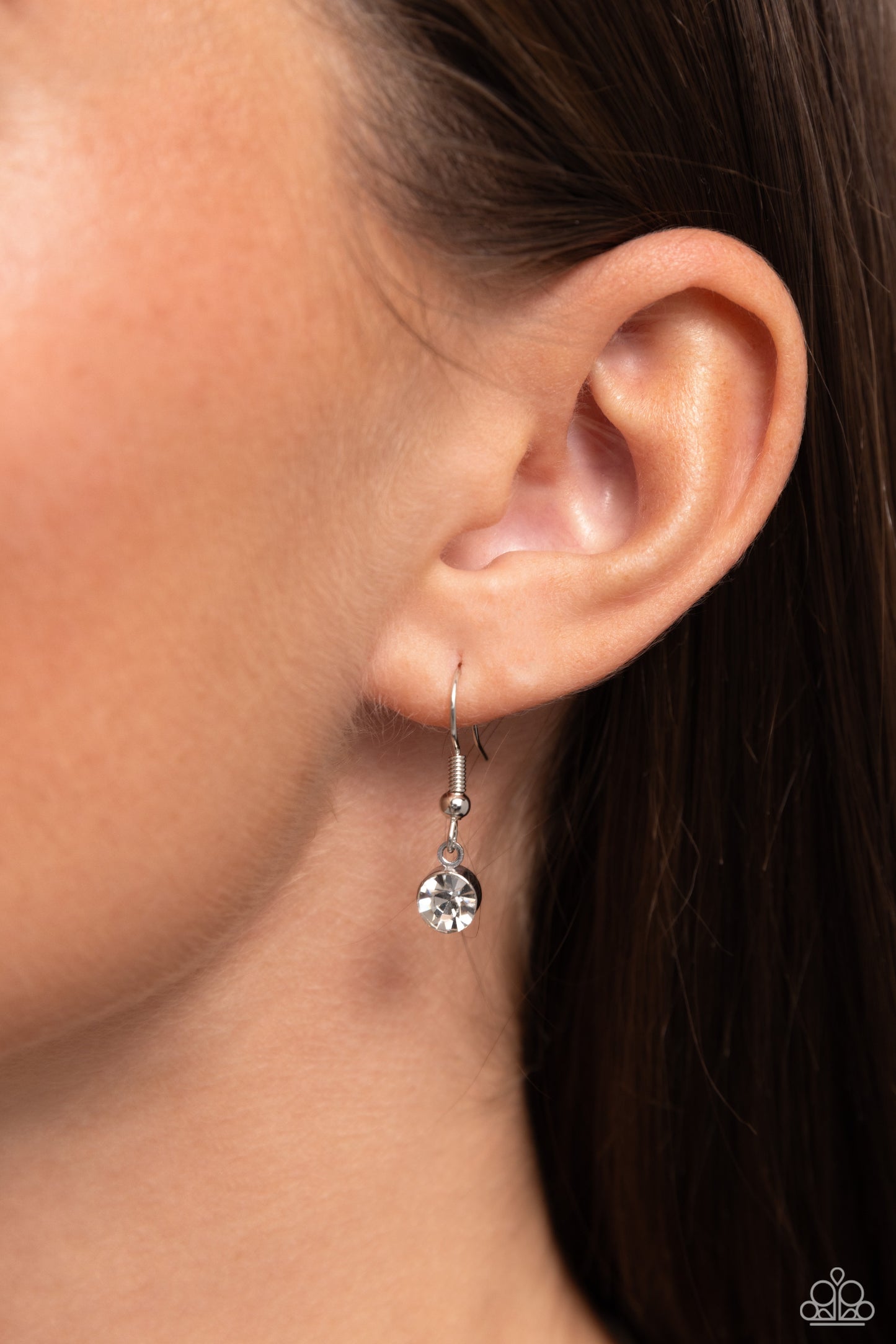 Tastefully Transparent Silver Necklace