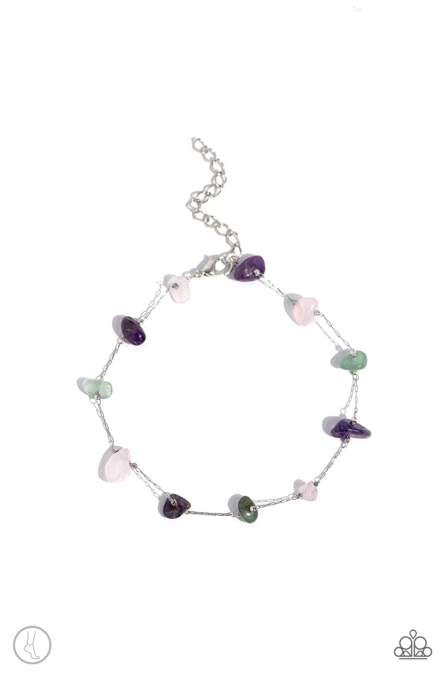 Gemstone Grace Green Ankle Bracelet
