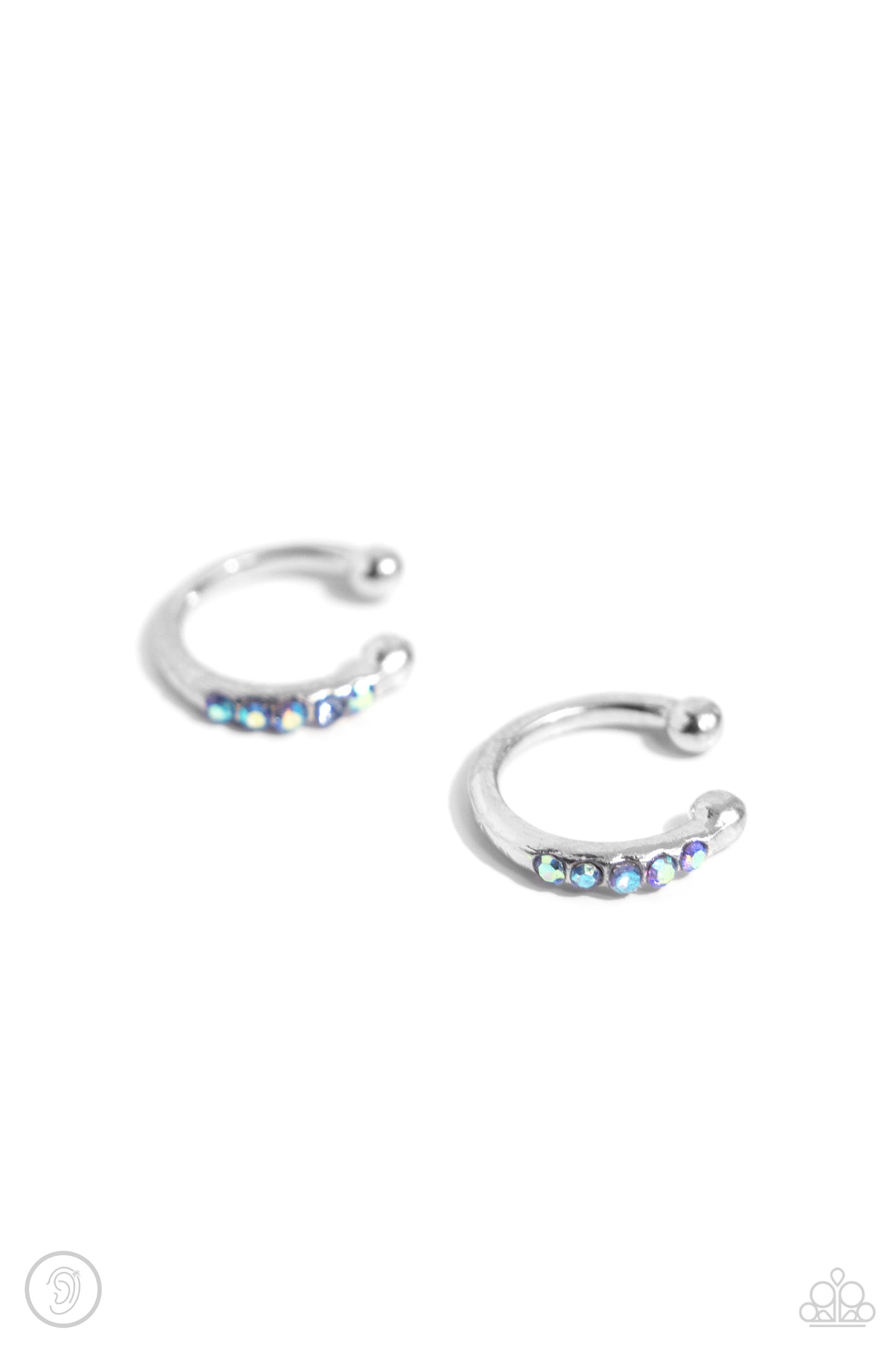 Charming Cuff Blue Ear Cuff Earrings