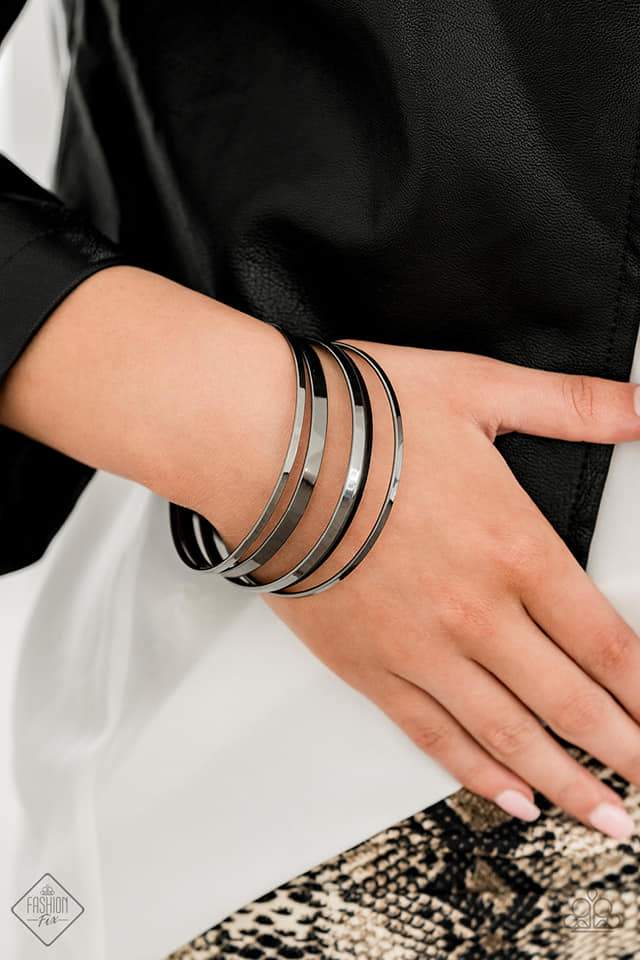 Ensnared Black Bracelets - Daria's Blings N Things