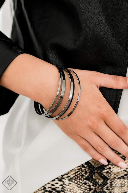 Ensnared Black Bracelets - Daria's Blings N Things