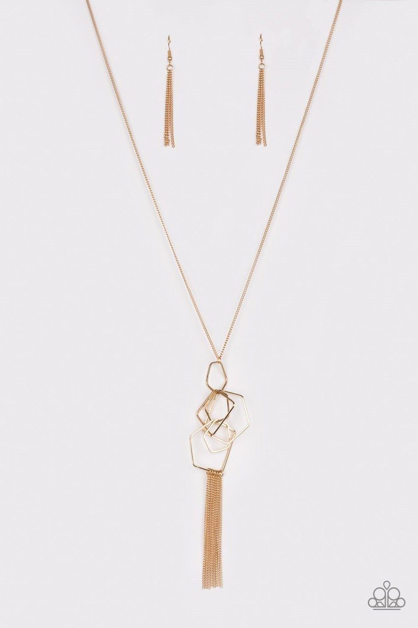 The Penthouse Gold Necklace Paparazzi
