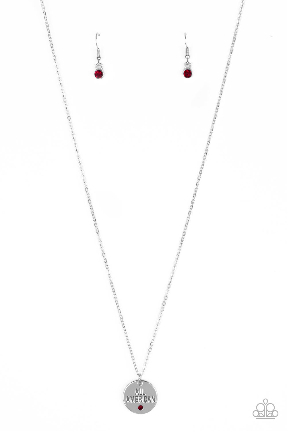 All American, All the Time Red Necklace Paparazzi