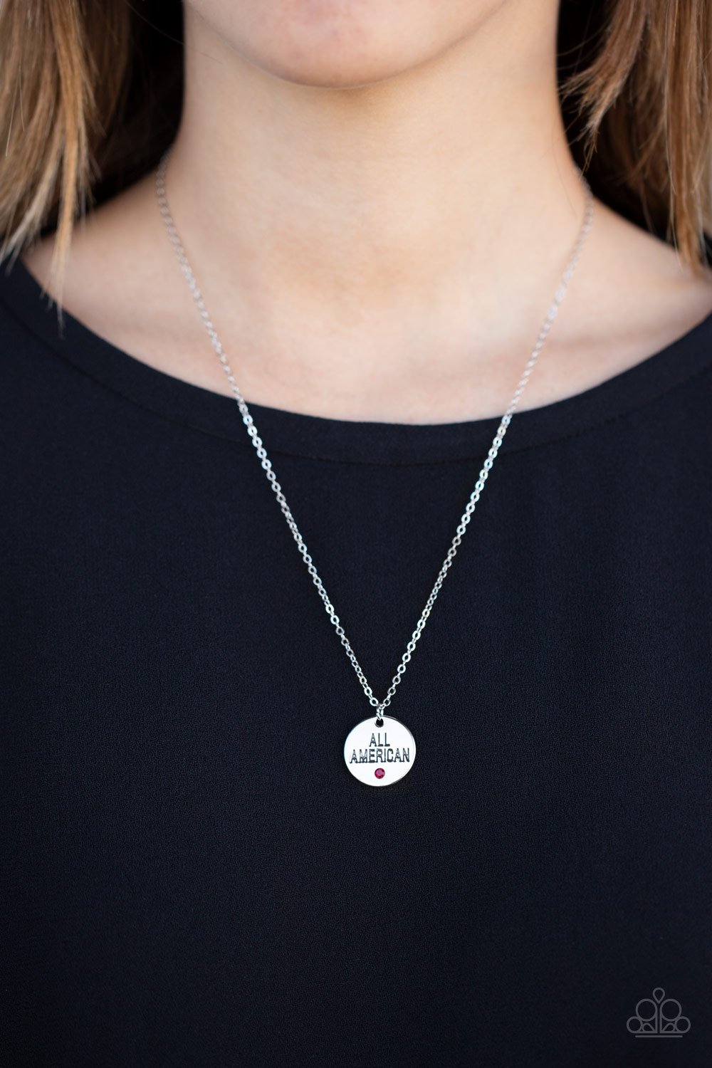 All American, All the Time Red Necklace Paparazzi