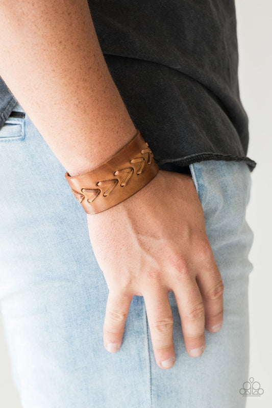 Bronco Bravado Brown Wrap Bracelet - Daria's Blings N Things