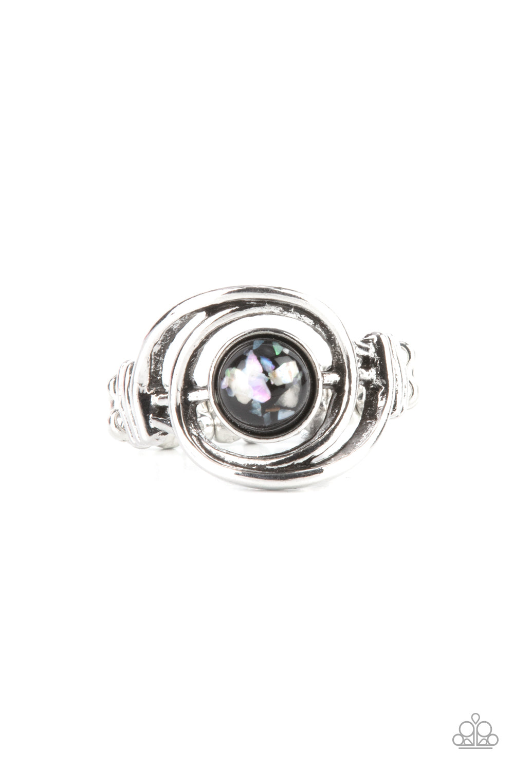 Celestial Karma Black Ring Paparazzi