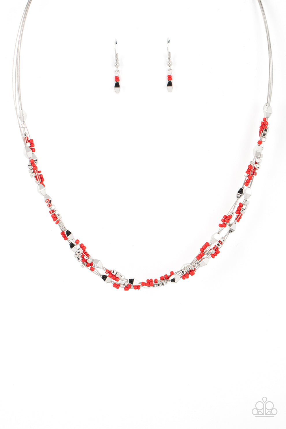 Explore Every Angle Red
Necklace Paparazzi