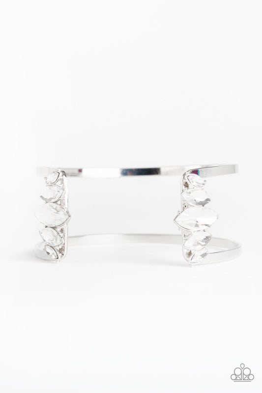 Glam Power White Bracelet - Daria's Blings N Things