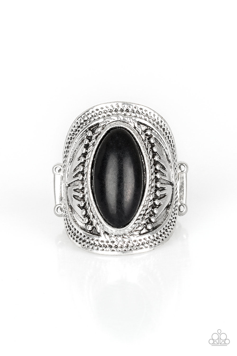 Ground RULER Black Ring - Daria's Blings N Things