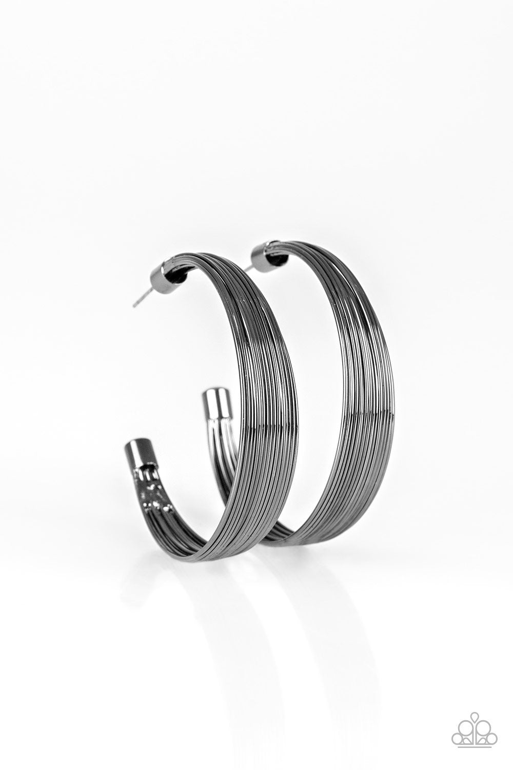 Live Wire Black Earrings