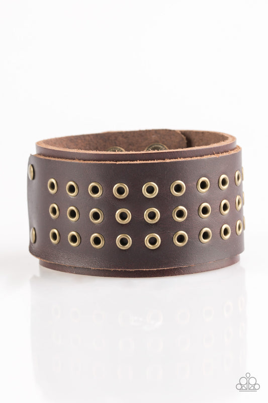 Road Rage Brown Bracelet