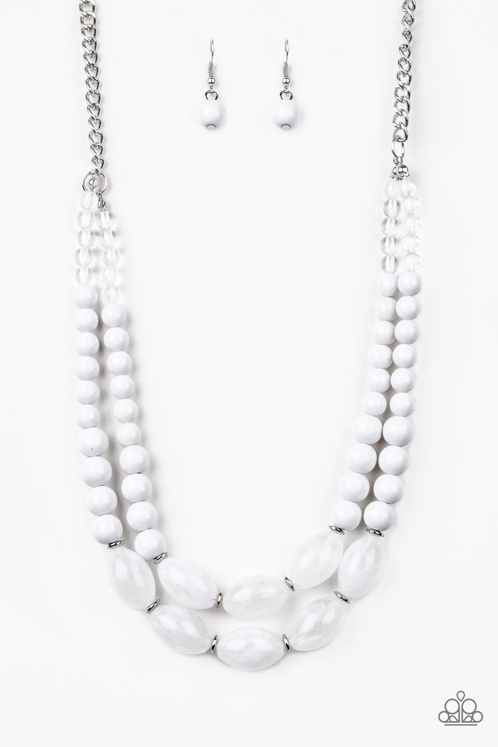 Sundae Shoppe White Necklace