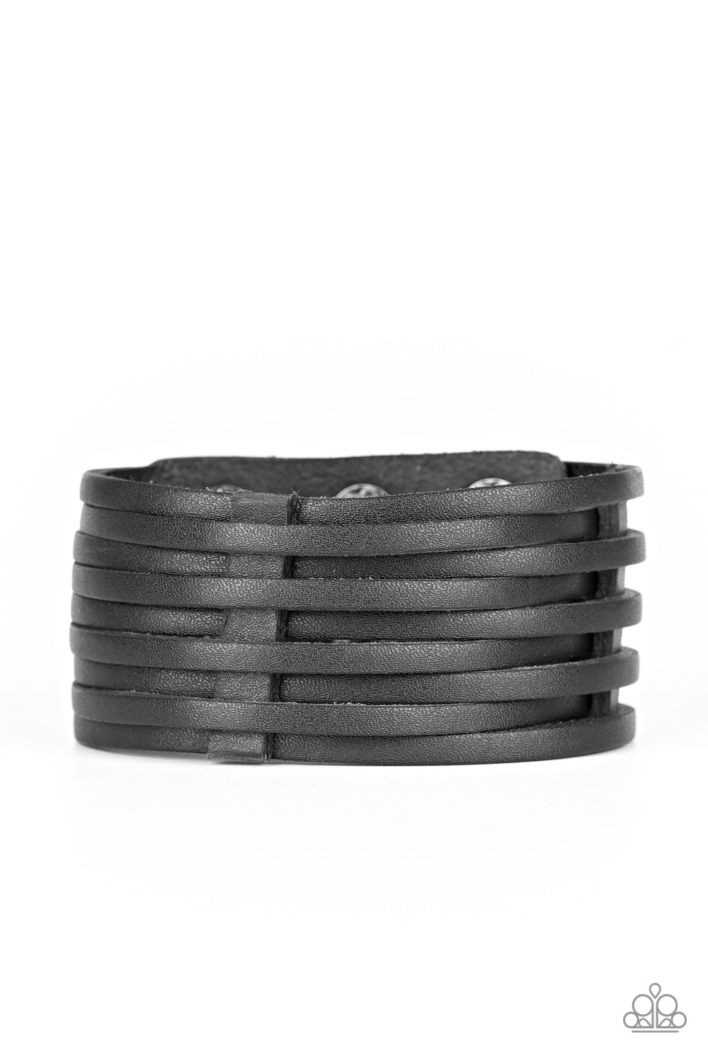 The Starting Lineup Black Bracelet Paparazzi