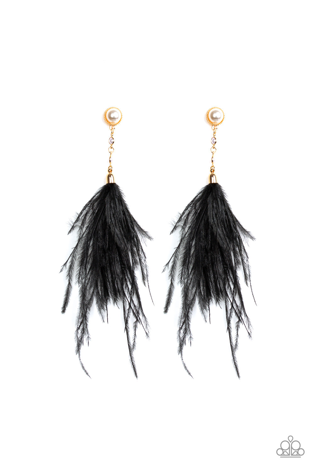 Vegas Vixen Black Earrings