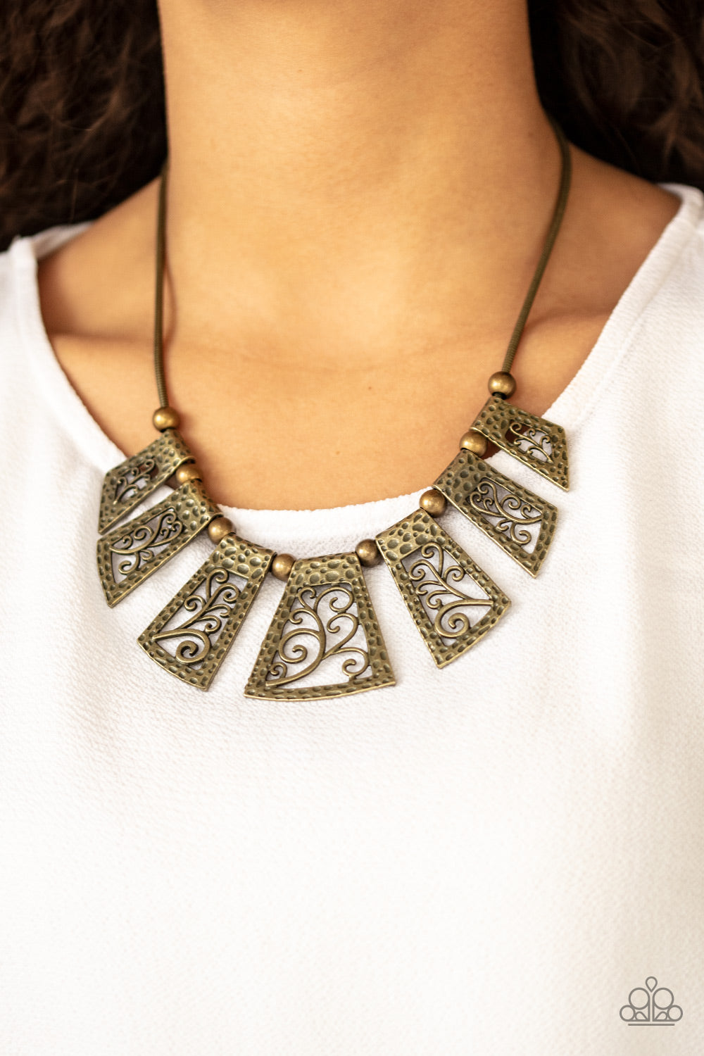 Vintage Vineyard Brass
Necklace