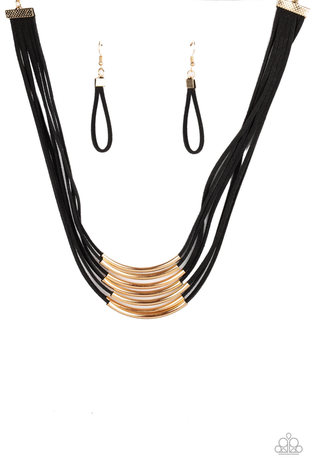 Walk The WALKABOUT Gold Necklace Paparazzi