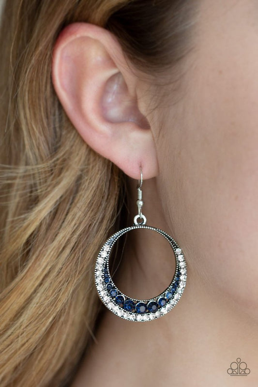 Demanding Dazzle Blue Earrings - Daria's Blings N Things