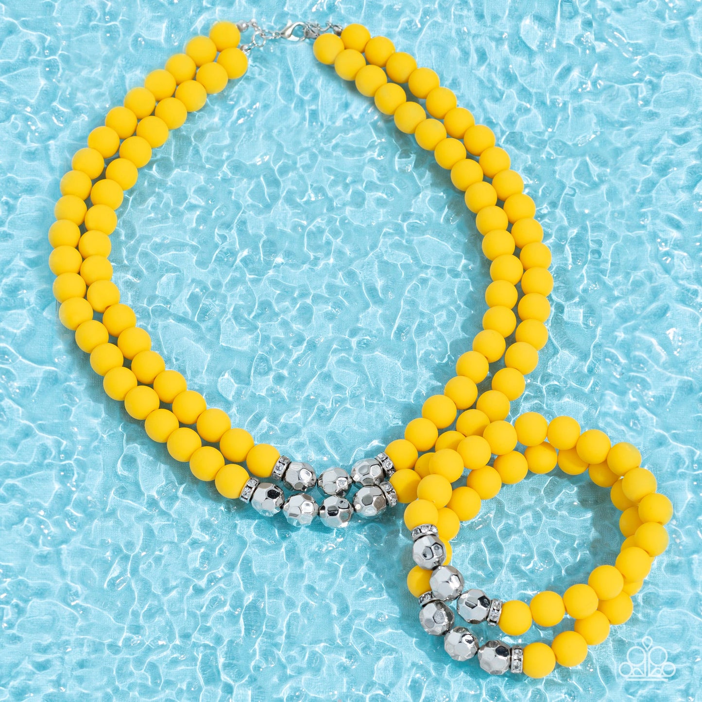 Summer Splash Yellow Necklace