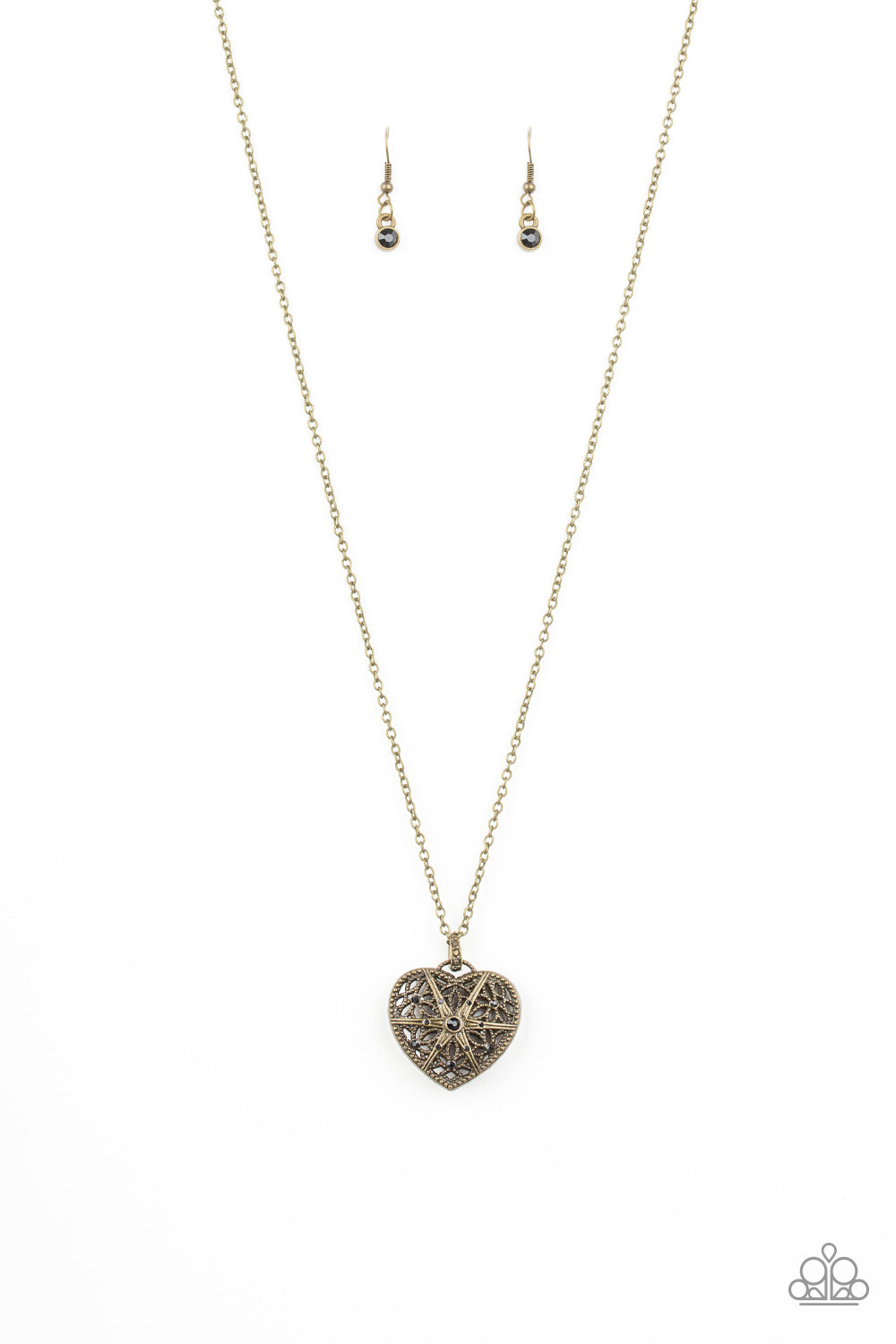 Casanova Charm Black Necklace Paparazzi