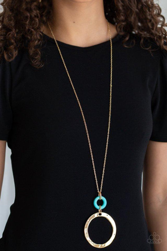 Optical Illusion Gold
Necklace - Daria's Blings N Things