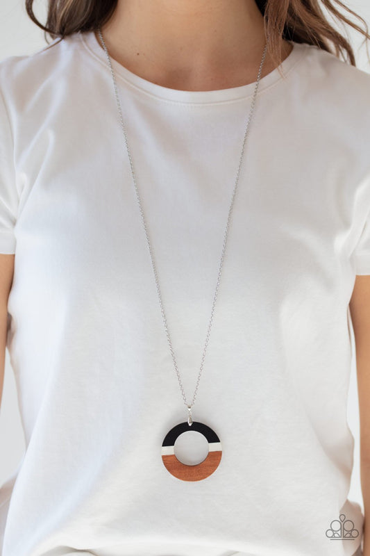 Sail Into The Sunset Black Necklace Paparazzi