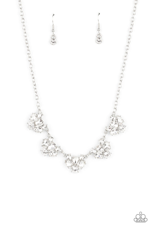 Envious Elegance White Necklace Paparazzi