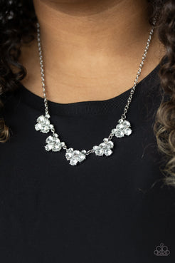 Envious Elegance White Necklace Paparazzi