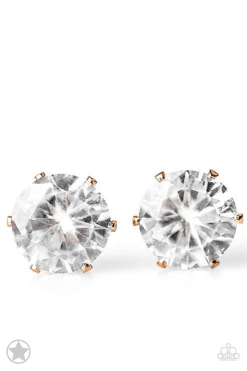 Just In TIMELESS Gold Post Earrings Paparazzi