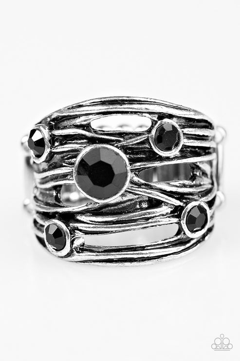 Sparkle Struck Black Ring Paparazzi