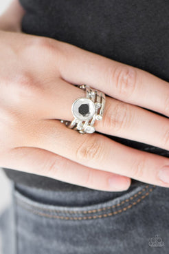 Pardon My Sparkle White Ring Paparazzi