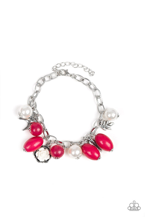 Love Doves Pink Bracelet Paparazzi