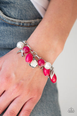 Love Doves Pink Bracelet Paparazzi