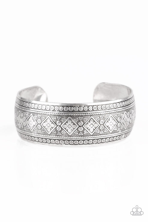 Gorgeously Gypsy Silver Bracelet Paparazzi