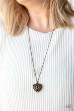 Casanova Charm Black Necklace Paparazzi
