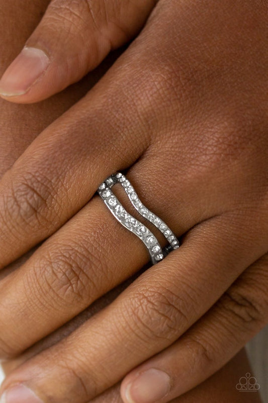 Elite Squad White Ring Paparazzi