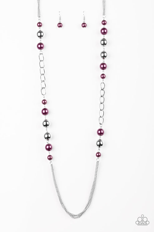 Uptown Talker Purple Necklace Paparazzi