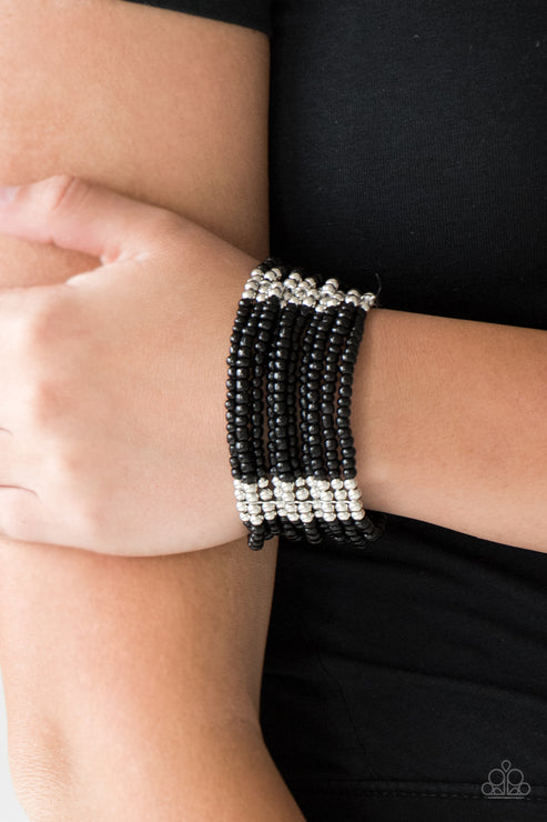 Outback Odyssey Black Bracelet Paparazzi