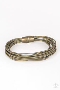Mainstream Maverick Brass Bracelet Paparazzi
