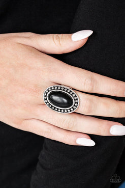Desert Heat Black Ring Paparazzi