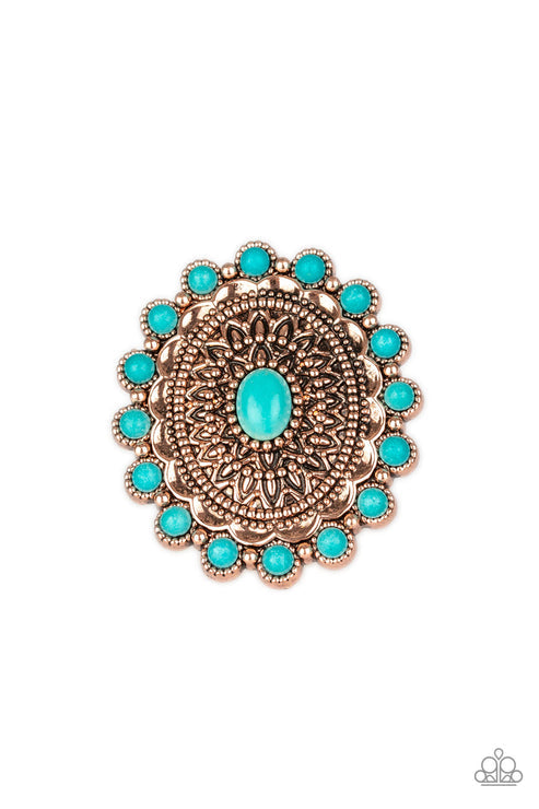 Mesa Mandala Copper Ring Paparazzi