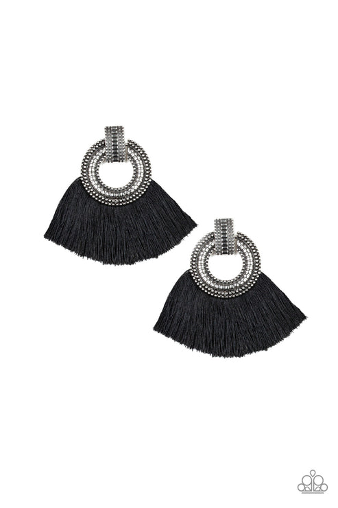 I Am Spartacus Black Earrings Paparazzi