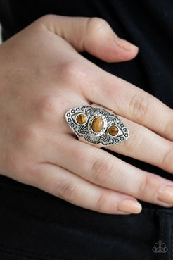Malibu Mystic Brown Ring Paparazzi