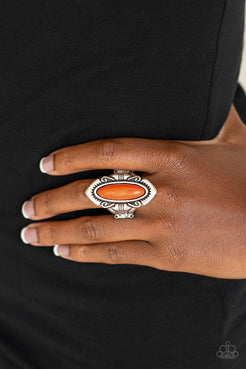 Santa Fe Serenity Orange Ring Paparazzi