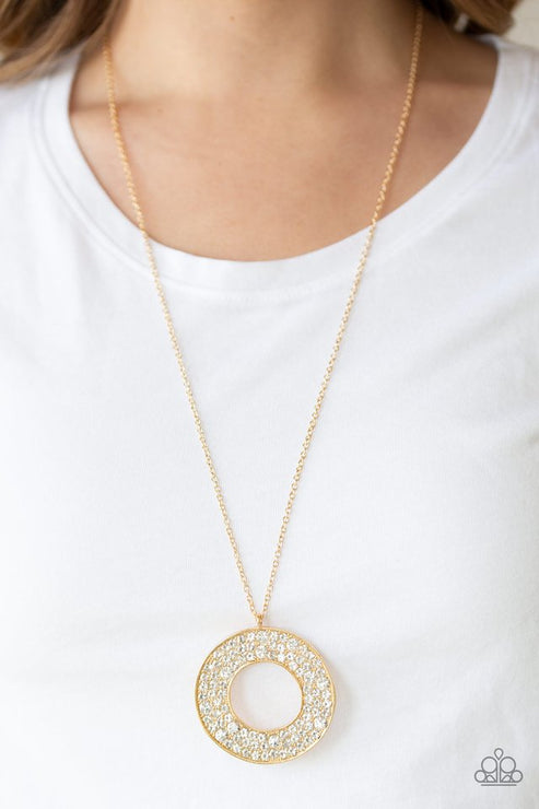 Bad HEIR Day Gold Necklace Paparazzi