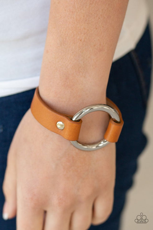 Rustic Rodeo Yellow Bracelet Paparazzi