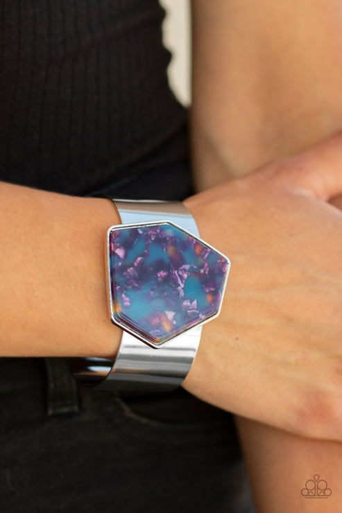 GEO-ing The Distance  Purple Bracelet Paparazzi